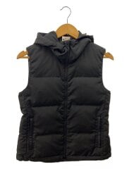 画像：フードダウンベスト/2/ポリエステル/ブラック/YD-V90-901