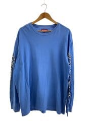 画像：23FW/RACING INTARSIA/長袖Tシャツ/XXL/コットン/ブルー/使用感有