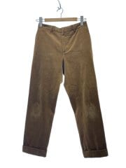 画像：パンツ/30/コーデュロイ/ベージュ/擦れ・ダメージ有/内側シミ汚れ有