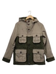 画像：×HARRIS TWEED/ジャケット/L/ウール/カーキ/DF-Q9-45553