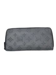 画像：ジッピー・ウォレット・ヴェルティカル_モノグラム・シャドウ/レザー/グレー総柄/メンズ