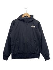 画像：REVERSIBLE TECH AIR HOODIE_リバーシブルテックエアーフーディ/S/ナイロン/ブラック
