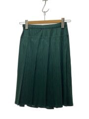 画像：プリーツスカート/3/ポリエステル/グリーン/PP01-JG183