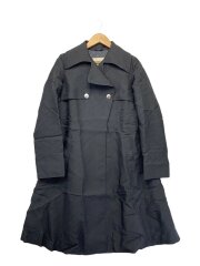 画像：トレンチコート/42/ポリエステル/ブラック/総柄/GN562