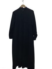 画像：Satin Band Collar Dress/0/ポリエステル/ブラック/GL223-60087B