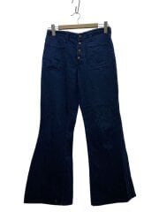画像：70s/ブーツカットパンツ/30/コットン/ネイビー