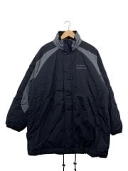 画像：25AW/PADDED NYLON BENCH COAT/L/ナイロン/ブラック/AW25BRENJK06LP