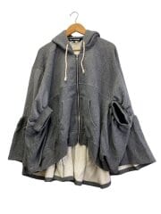 画像：23AW/綿裏毛PARCAジップパーカー/S/コットン/グレー/JL-T009//