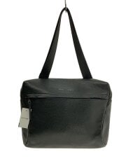 画像：GRAMS28/ショルダーバッグ/レザー/BLK/無地