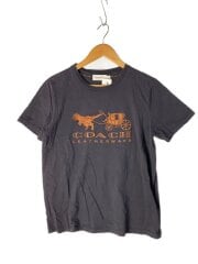 画像：Tシャツ/L/コットン/BLK/無地/23011