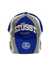 画像：キャップ/--/コットン/BLU/無地/メンズ