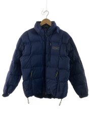 画像：ダウンジャケット/S/ナイロン/ネイビー/刺繍タグ