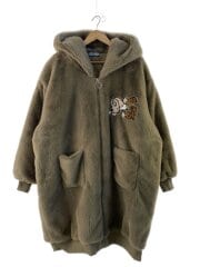 画像：コート/ポリエステル/ブラウン/大セレブファーコート