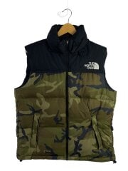 画像：NOVELTY NUPTSE VEST_ノベルティーヌプシベスト/XL/ナイロン/グリーン/カモフラ