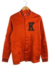 画像：スタジャン/L/ナイロン/オレンジ/60s/タタキタグ/ナイロンスタジャン/K/LIONS
