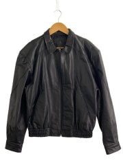 画像：A store/レザージャケット・ブルゾン/48/レザー/BLK/無地//