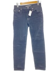 画像：MESH LAYERED PANT/ヤブレ有/ボトム/44/コットン/BLK/無地/2B007-0322-43