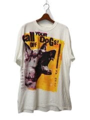 画像：90~00s/DON ROCK/Call Off Your Dogs/Tシャツ/XL/コットン/WHT