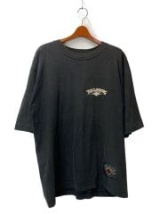 画像：90-00s/ファイアーパターン/Tシャツ/--/コットン/BLK/無地