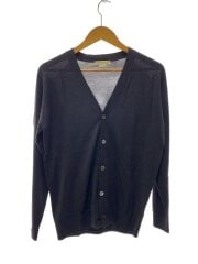 画像：カーディガン(薄手)/S/ウール/BRW/無地