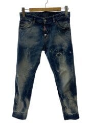 画像：スキニーパンツ/42/コットン/IDG/S74LA077