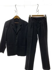 画像：00s/90s/フランス製/セットアップ/48/ウール/GRY/無地