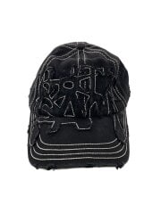 画像：×PAM/Distressed Cap/キャップコットン/BLK/メンズ