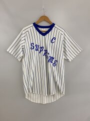 画像：18ss/Striped Racing Work Shirt/半袖シャツ/M/コットン/マルチカラー/ボーダー//