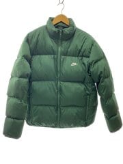 画像：AS M NK CLUB PUFFER JKT/ダウンジャケット/L/ポリエステル/GRN/FB7369-323