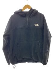 画像：Him Fleece Parka/フリースジャケット/L/ポリエステル/BLK/無地/NA72031