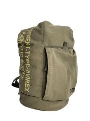 画像：ボストンバッグ/コットン/GRN/無地