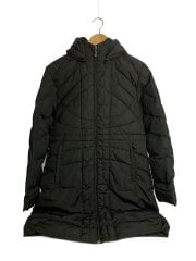 画像：ロングダウンジャケット/2/ポリエステル/BLK/49328/00/69839