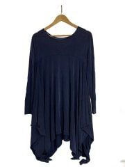 画像：長袖ワンピース/S/--/NVY/無地/S52CT310　S23165