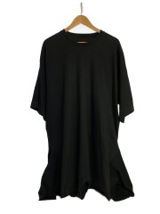 画像：半袖ワンピース/M/コットン/BLK/無地/S52CT0380 S23082