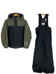 画像：スキーウェアー/セットアップ/160cm/GORE-TEX/カーキ