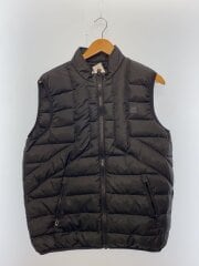 画像：ダウンベスト/S/ポリエステル/BLK/無地/RGBAD