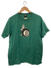 画像：長袖シャツ/M/コットン/GRN/プリント