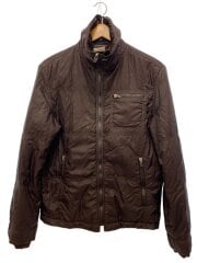 画像：ダウンジャケット/S/コットン/BRW/無地