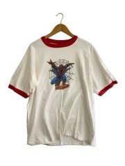 画像：00s/アメコミ/スパイダーマン/リンガーT/XL/コットン/WHT/プリント