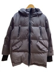 画像：ソロテックAラインダウン/ロングダウンジャケット/M/ポリエステル/GRY/669-4214301