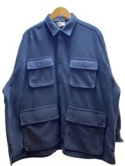 画像：POLARTEC MICRO FLEECE SHIRT/FREE/ポリエステル/BLK/無地/FSW-21-SH_
