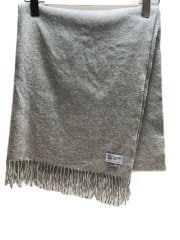 画像：マフラー/カシミア/GRY/無地/メンズ