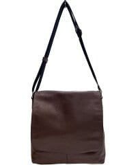 画像：チャールズスモールメッセンジャーバッグ/レザー/BRW/F72362