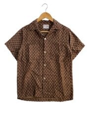 画像：50s~60s/オープンカラーシャツ/14-14.5/--/BRW/総柄//