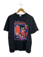 画像：Tシャツ/L/コットン/BLK