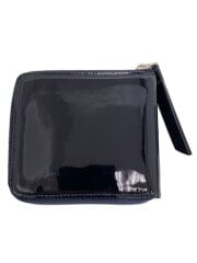 画像：2つ折り財布/牛革/BLK/無地/レディース/578-6272003/