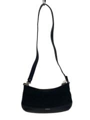 画像：ショルダーバッグ/レザー/BLK/F24028