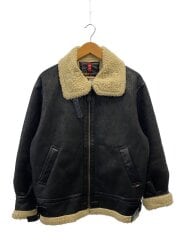 画像：フライトジャケット/M/--/BLK/無地/TA1548-075