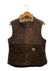 画像：ベスト/--/コットン/BRW/無地/WV001DKB