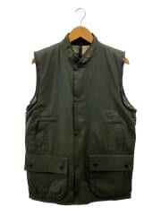 画像：ベスト/M/コットン/KHK/無地/A224